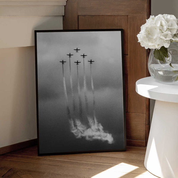 Tablou înramat „Six on Cloud” de Antonyus Bunjamin (Abe)