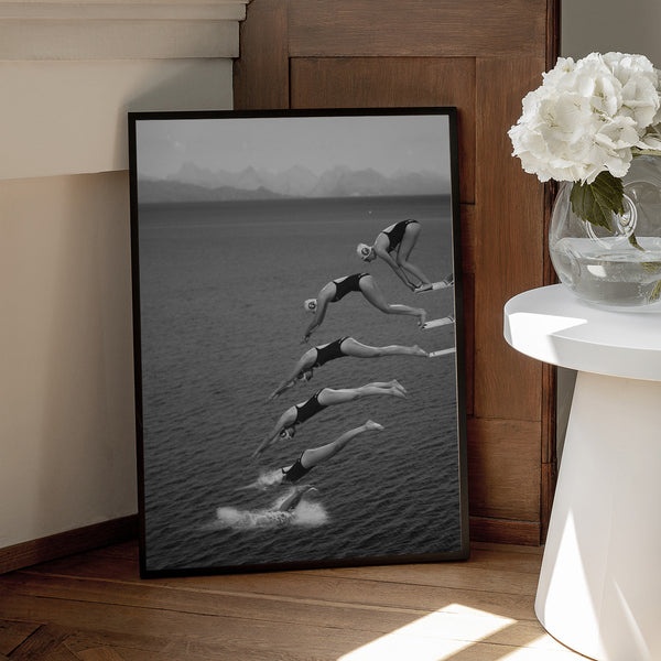 Tablou înramat „The beauty of diving” de Greetje van Son