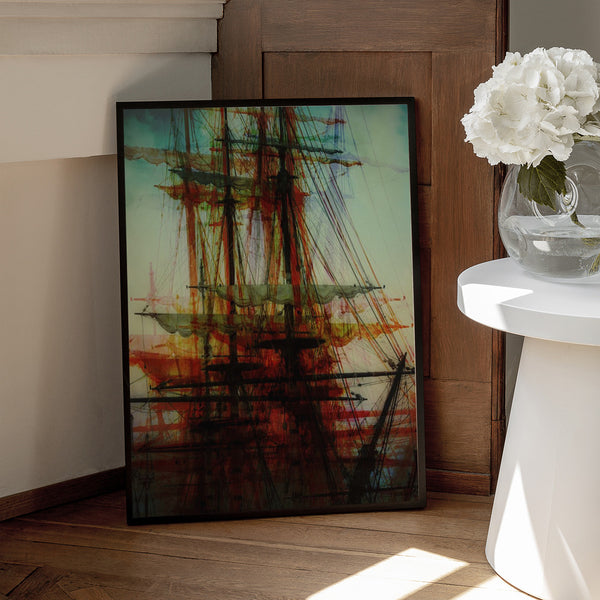 Tablou înramat „The beautiful sea” de Bastian Kienitz