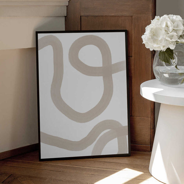 Tablou înramat „Gentle Serpentine Path” de uplusmestudio