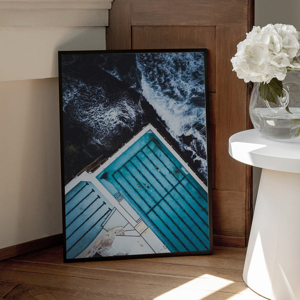 Tablou înramat „Most famous ocean pool in Australia” de Asad Sarfraz