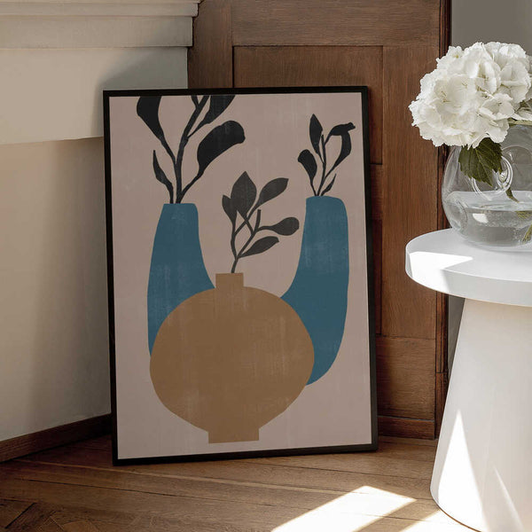 Tablou înramat „Vases No7.” de THE MIUUS STUDIO