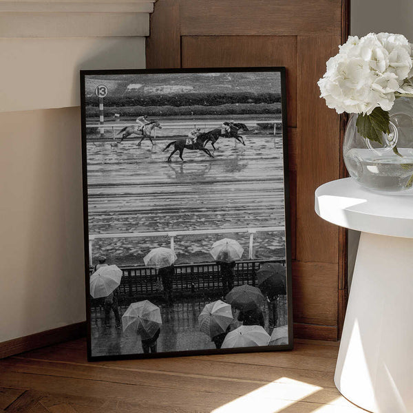 Tablou înramat „ Horse racing” de Takashi Hasegawa