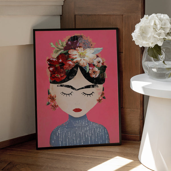 Tablou înramat „Floral Serenity” de Treechild