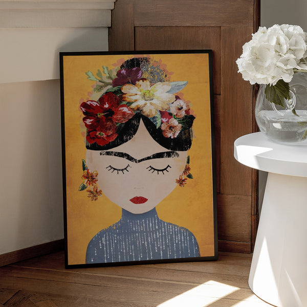 Tablou înramat „Floral Serenity” de Treechild