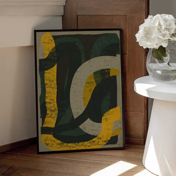 Tablou înramat „Winding Rhythms” de Treechild