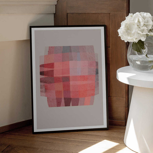 Tablou înramat „Pink Mosaic Dreams” de Treechild