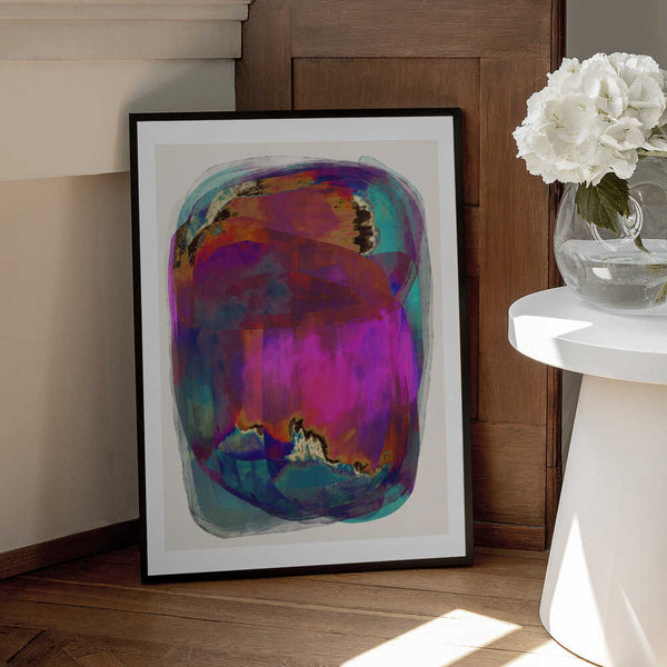 Tablou înramat „Vibrant Whirlwind” de Treechild