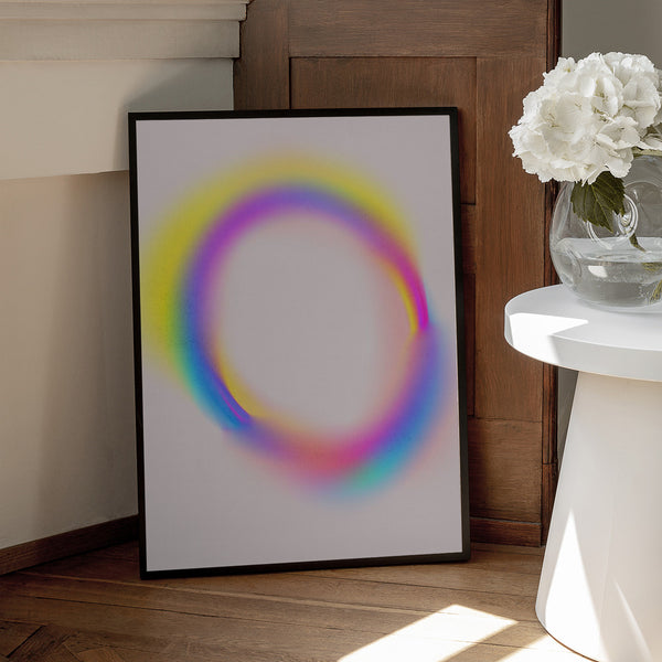 Tablou înramat „Luminous Spectrum Halo” de Treechild