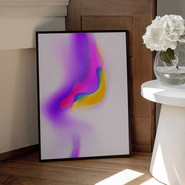 Tablou înramat „Neon Whirl” de Treechild