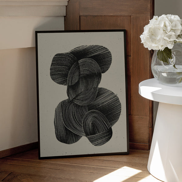 Tablou înramat „Fluid Echoes” de Treechild