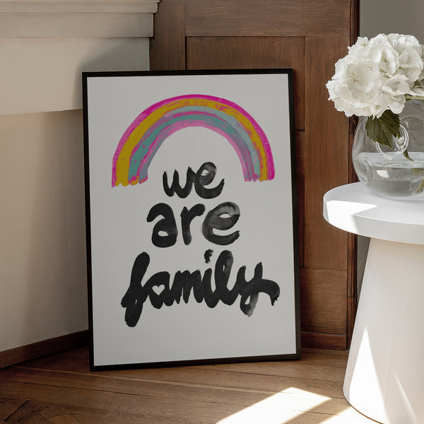 Tablou înramat „Rainbow Unity” de Treechild