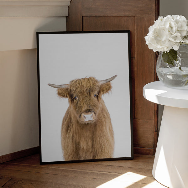 Tablou înramat „Baby Cow” de Kathrin Pienaar