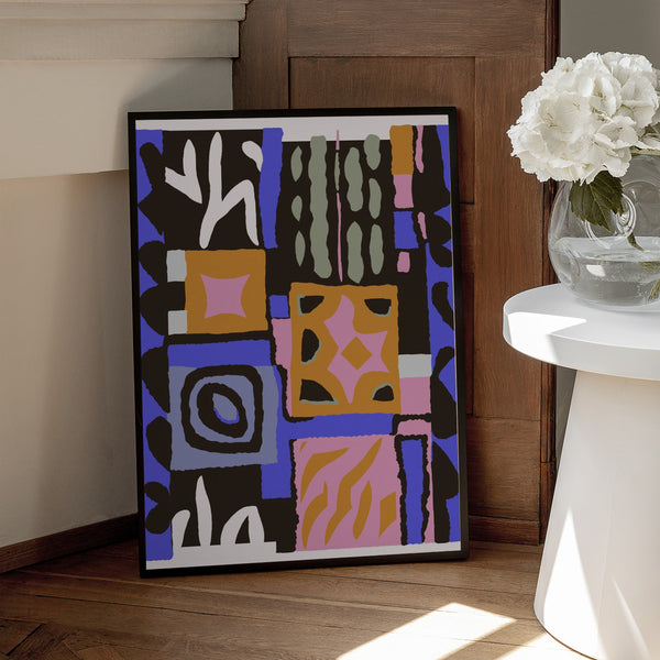 Tablou înramat „Colorful Geometry” de Treechild