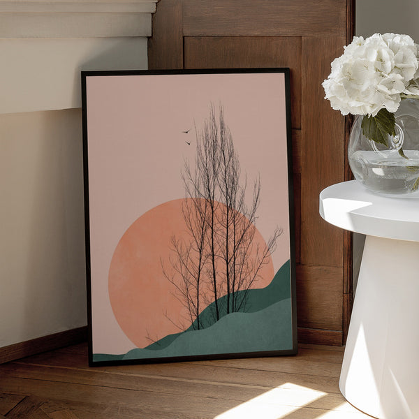 Tablou înramat „Sunset Memories” de Kubistika