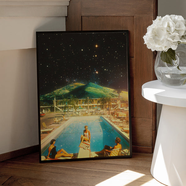 Tablou înramat „Space Pool” de Taudalpoi