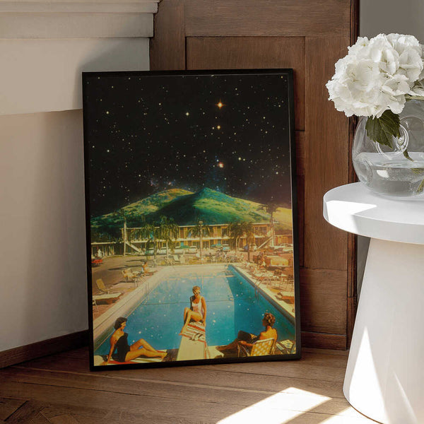 Tablou înramat „Space Pool” de Taudalpoi