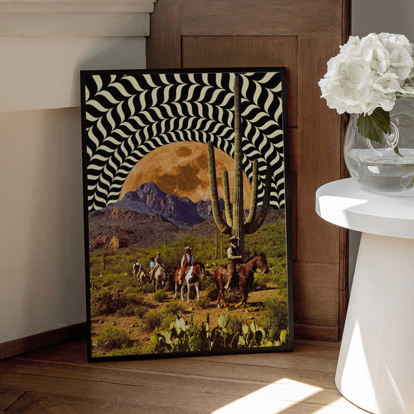 Tablou înramat „Illusionary Cowboys” de Taudalpoi