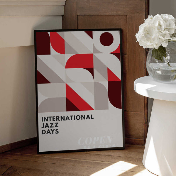 Tablou înramat „Jazz Days Copenhagen” de Kubistika