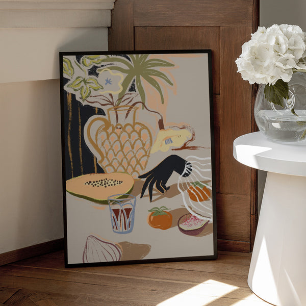 Tablou înramat „Fruitful Spread” de Arty Guava