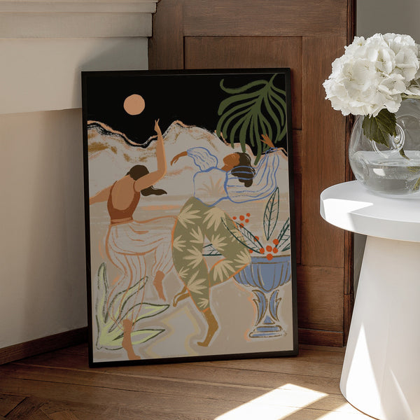 Tablou înramat „Moonlightdance” de Arty Guava