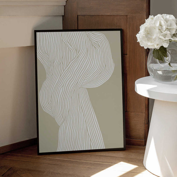 Tablou înramat „Flowing Strands” de Treechild