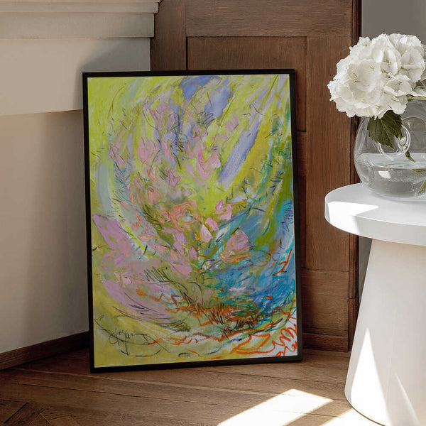 Tablou înramat „Whirl of Petals” de Dorothy Fagan