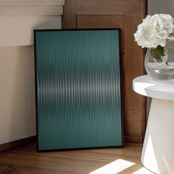 Tablou înramat „Euphoria - Green and White” de Alma