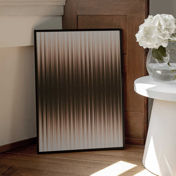 Tablou înramat „Euphoria - White and Brown” de Alma