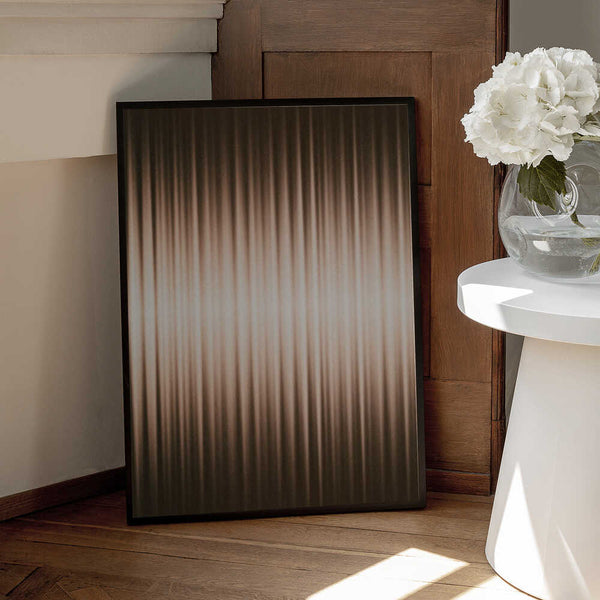 Tablou înramat „Euphoria - Brown and White” de Alma