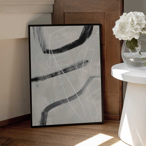 Tablou înramat „Gestual #4” de Alma