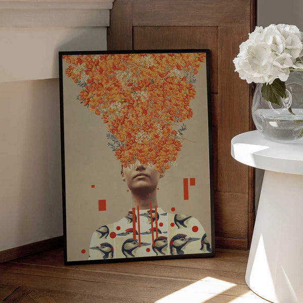 Tablou înramat „Bird Flight In Autumn” de Frank Moth