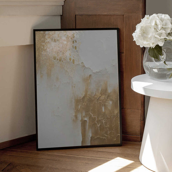 Tablou înramat „Marble in Gold” de Sally Ann Moss