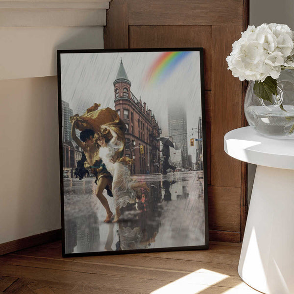 Tablou înramat „Center of the Storm” de Dikhotomy