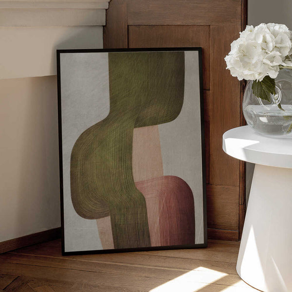 Tablou înramat „Metal Brushs nº1” de Alma