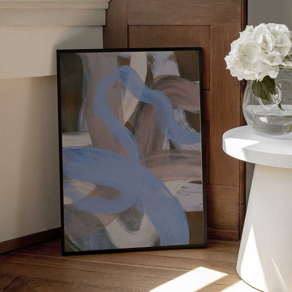 Tablou înramat „Abstract Brush Strokes 124X” de Mareike Böhmer