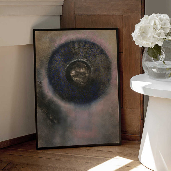 Tablou înramat „Head Within an Aureole” de Odilon Redon