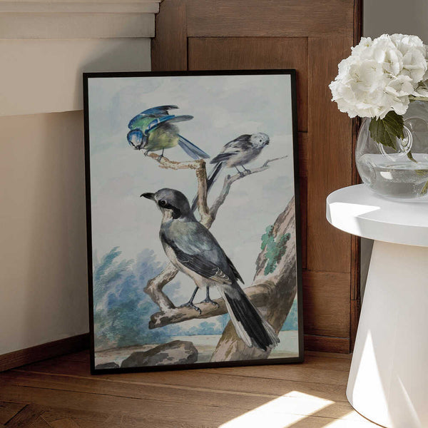 Tablou înramat „Three Birds” de Aert Schouman