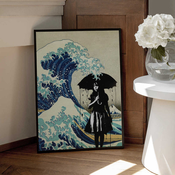 Tablou înramat „Under the Wave” de Dikhotomy