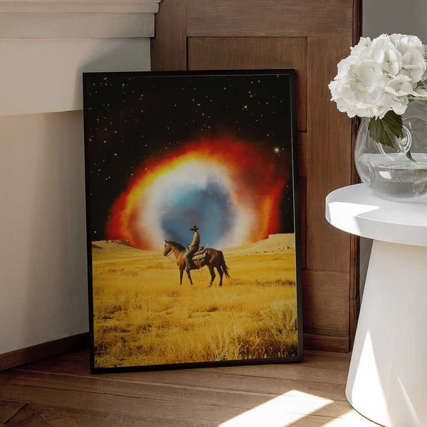 Tablou înramat „Nebula Cowboy” de Taudalpoi