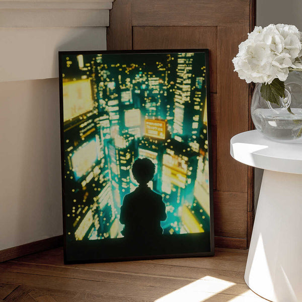 Tablou înramat „Overlooking Tokyo” de Taudalpoi