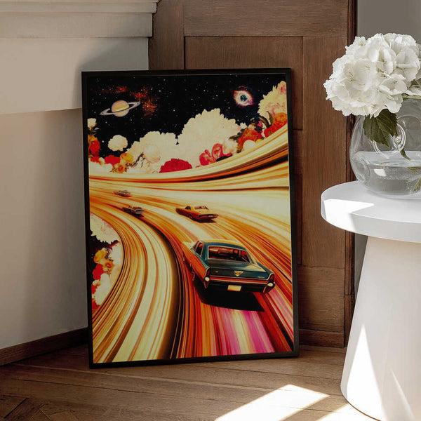 Tablou înramat „Flower Race” de Taudalpoi