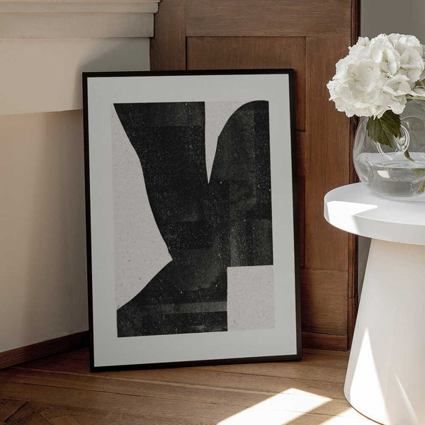 Tablou înramat „Dark Silhouette Form” de THE MIUUS STUDIO