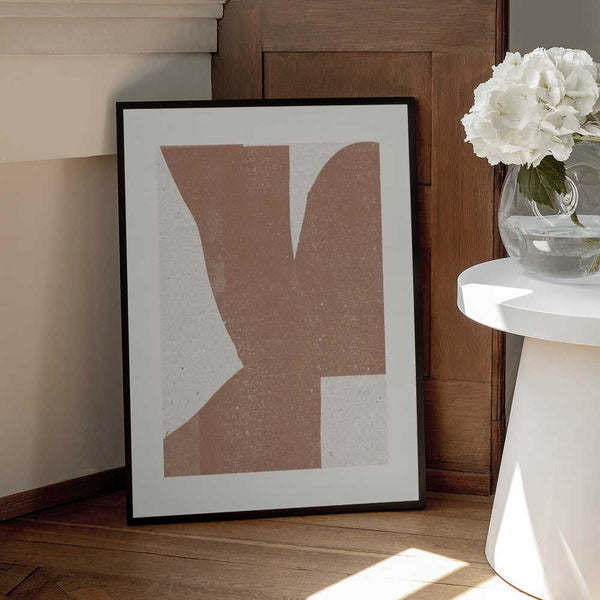 Tablou înramat „Earth Tones Harmony” de THE MIUUS STUDIO