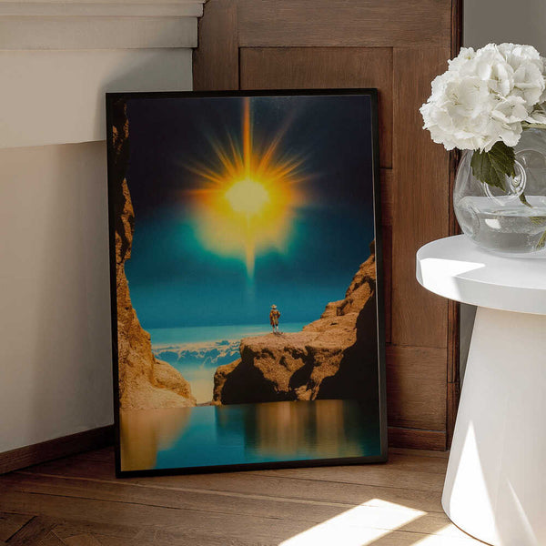 Tablou înramat „Voyager at the Edge of Light” de Taudalpoi