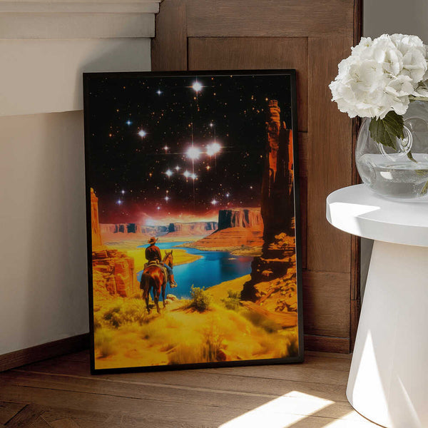 Tablou înramat „The Cosmic Frontier” de Taudalpoi