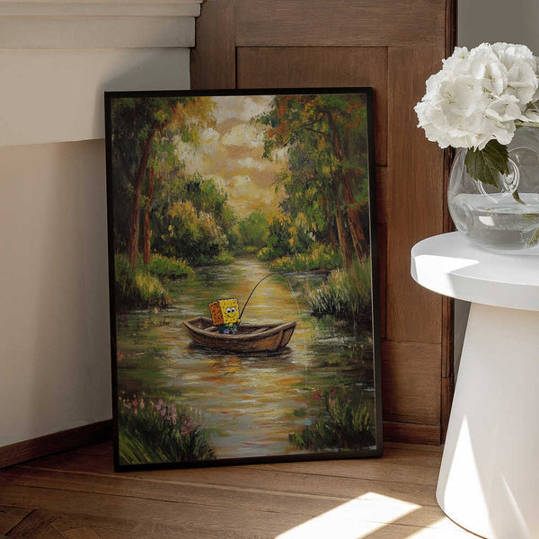 Tablou înramat „Bob by the river” de Dikhotomy