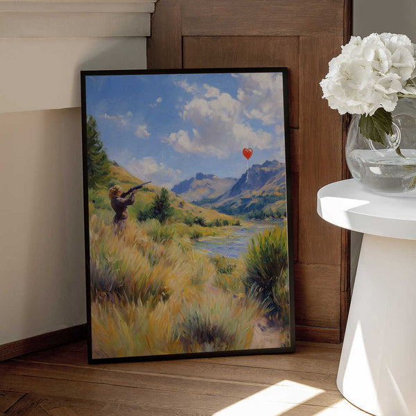 Tablou înramat „Shooting for love” de Dikhotomy