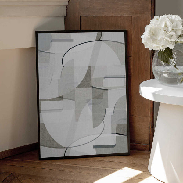 Tablou înramat „Neutral Curves 3” de cartissi