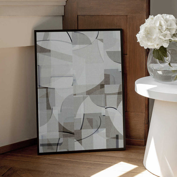 Tablou înramat „Neutral Curves 7” de cartissi